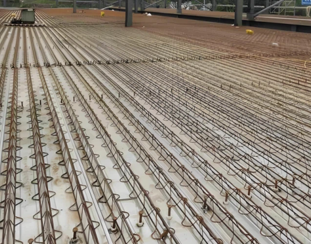 Steel bar truss deck Steel bar truss deck
